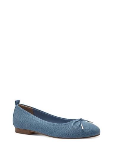 Woms Ballerina Ballerinaskor Ballerinas Blue Tamaris