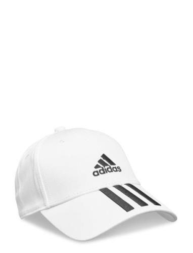 Baseball 3-Stripes Twill Cap Accessories Headwear Caps White Adidas Pe...