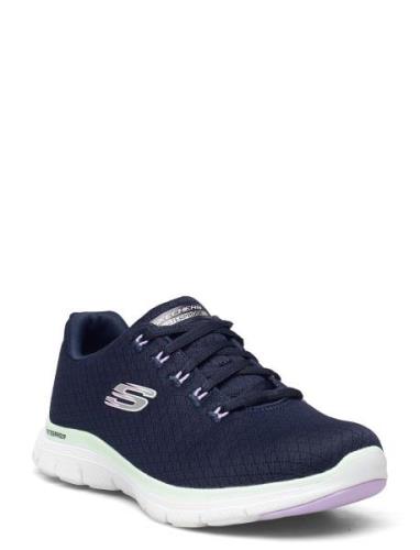 Womens Flex Appeal 4.0 - Waterproof Låga Sneakers Blue Skechers