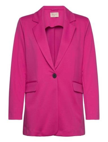 Fqnanni-Ja-Fashion-Struc Blazers Single Breasted Blazers Pink FREE/QUE...