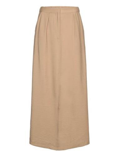 Object Objfaline Mw Ancle Skirt E Ss Fair 23 Beige