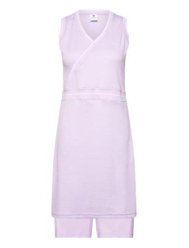 Paris Sl Dress Kort Klänning Purple Daily Sports