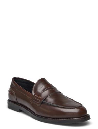 Gracelyn Loafer Loafers Låga Skor Brown GANT