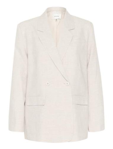 Gestuz Lizagz Linen Blazer Noos Kräm