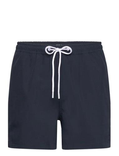 Stretch Swimshorts - Grs/Vegan Badshorts Navy Knowledge Cotton Apparel