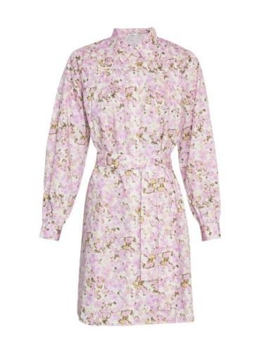 MSCH Copenhagen Mschnathalina Ladonna Shirt Dress Aop Rosa