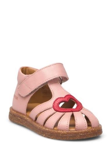 ANGULUS Sandals - Flat - Closed Toe - Rosa