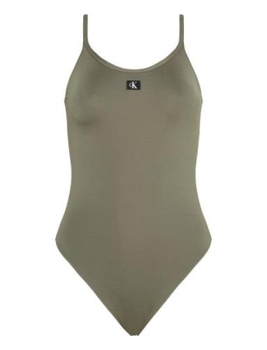 Calvin Klein Scoop Piece Khaki Green