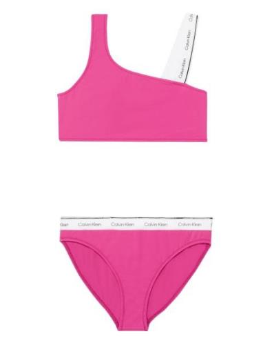 Calvin Klein Bralette Bikini Set Rosa