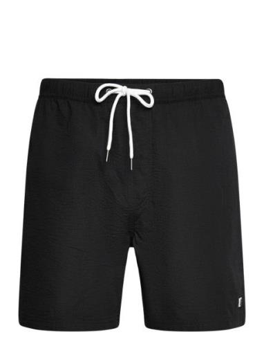 Bs Bahia Regular Fit Swim Shorts Badshorts Black Bruun & Stengade