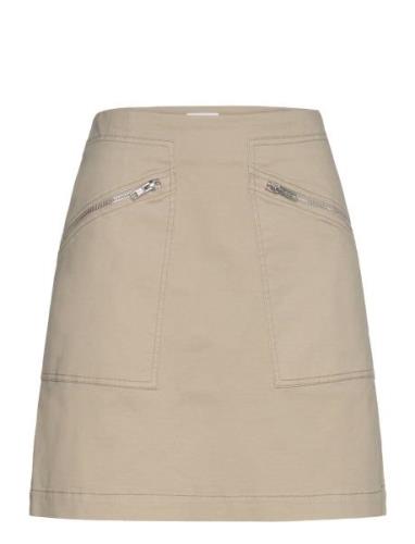 Lr-Falke Kort Kjol Beige Levete Room