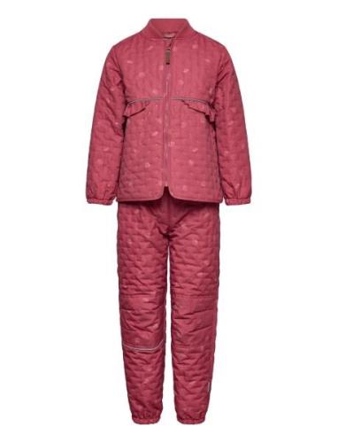 Thermal Set - Girls Outerwear Thermo Outerwear Thermo Sets Pink CeLaVi
