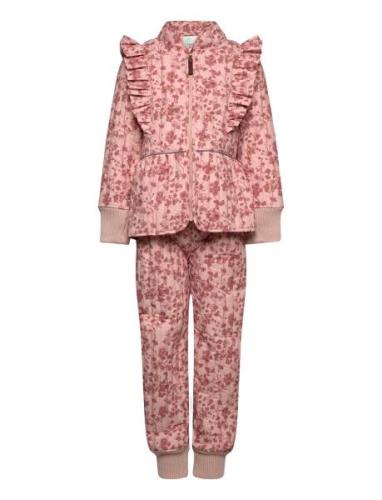 Thermal Set Aop Outerwear Thermo Outerwear Thermo Sets Pink En Fant