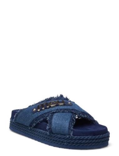 Musw451004K Platta Sandaler Blue MOU