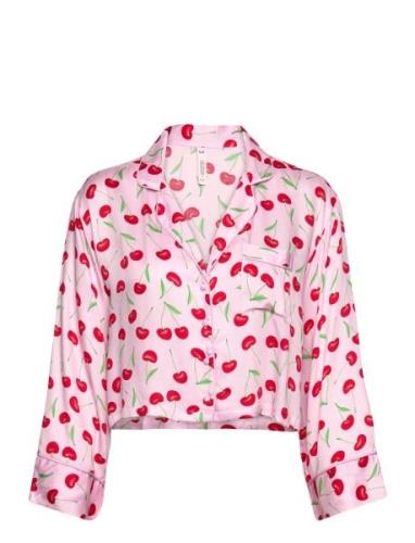 Jacket Ls Vis Cherry Top Pink Hunkemöller