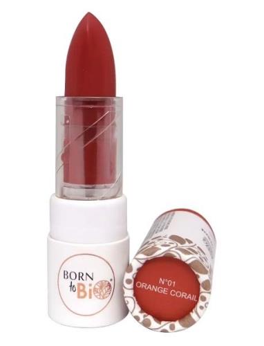 Born To Bio Organic Lipstick Läppstift Smink Red Born To Bio