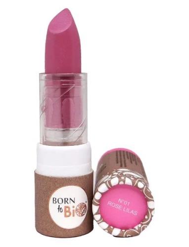 Born To Bio Organic Matt Lipstick Läppstift Smink Pink Born To Bio