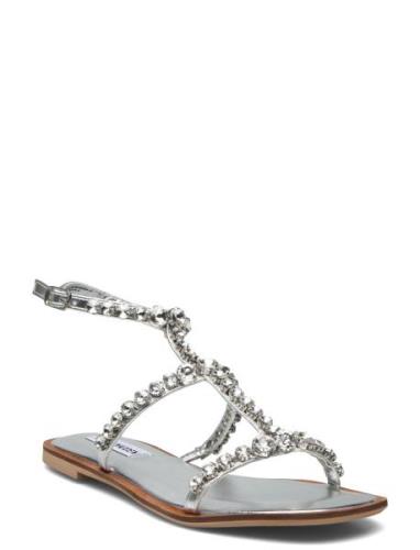 St Lucia Sandal Platta Sandaler Silver Steve Madden