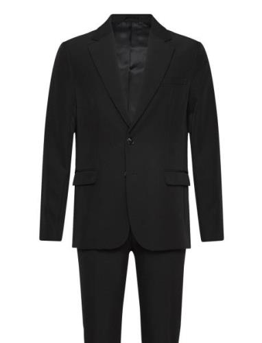 Rubenbbkaroaxel Suit Kostym Black Bruuns Bazaar