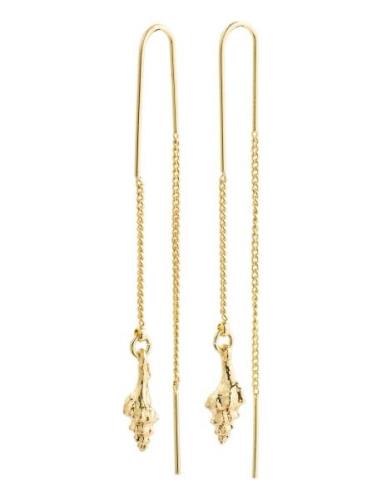 Pilgrim Sea Recycled Chain Earrings Guld