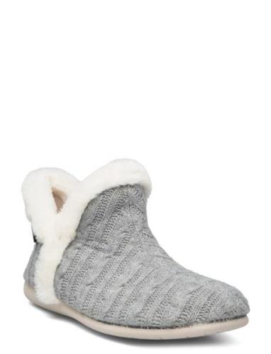 Textile Slipper Slippers Tofflor Grey Hush Puppies