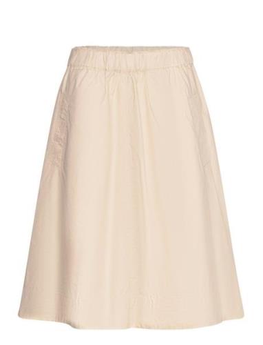 Woven Skirts Kort Kjol Beige Marc O'Polo