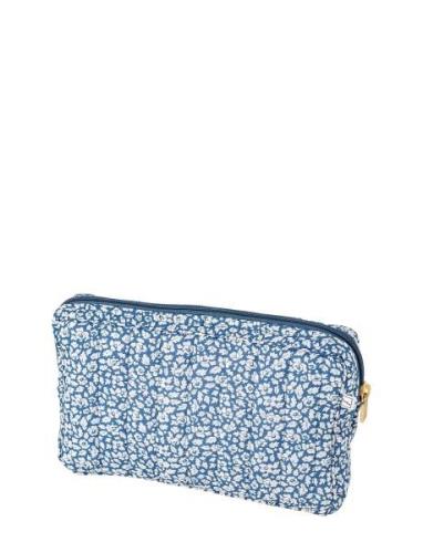 Bon Dep Pouch Small Mw Liberty Feather Blue Blå