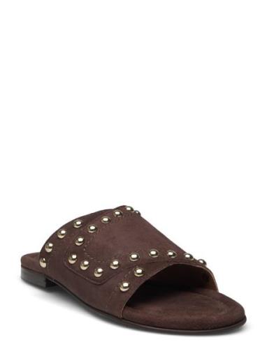 Sandals Platta Sandaler Brown Billi Bi