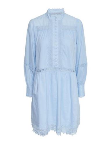 Yasvicca Ls Dress S. Kort Klänning Blue YAS