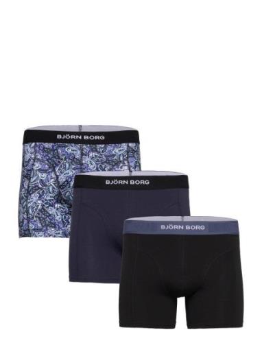 Premium Cotton Stretch Boxer 3P Boxerkalsonger Blue Björn Borg