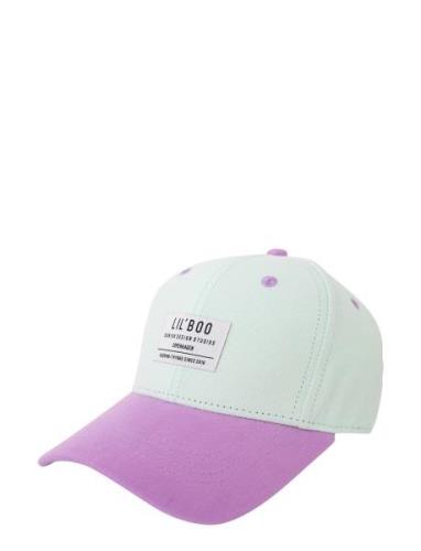 Organic Block Snapback Accessories Headwear Caps Pink Lil' Boo