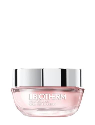 Biotherm Aquasource Cica Nutri Cream 30Ml Dagkräm Ansiktskräm Pink Bio...