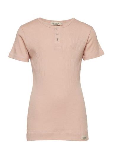 Tee Ss Tops T-shirts Short-sleeved Pink MarMar Copenhagen