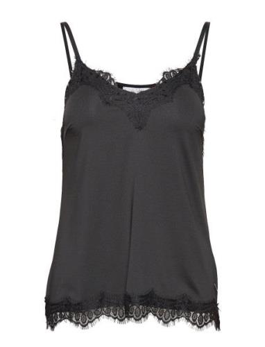 Cc Heart Rosie Lace Top Tops Blouses Sleeveless Black Coster Copenhage...