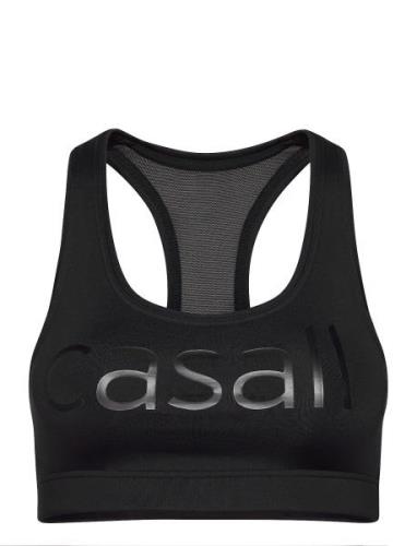 Iconic Wool Sports Bra Sport Bras & Tops Sports Bras - All Black Casal...