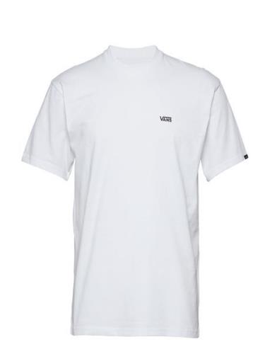 Left Chest Logo Tee Sport T-shirts Short-sleeved White VANS