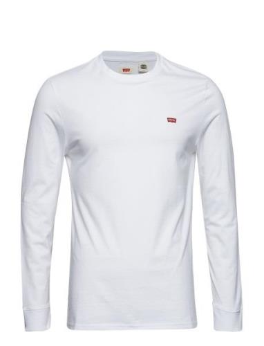 Ls Original Hm Tee Ls Cotton + Tops T-shirts Long-sleeved White LEVI´S...