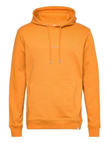 Lens Hoodie Tops Sweat-shirts & Hoodies Hoodies Orange Les Deux
