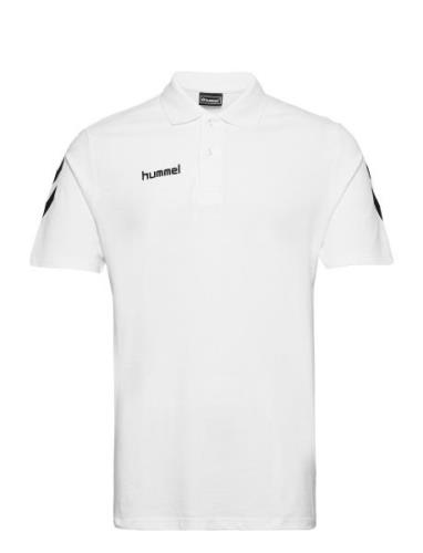 Hmlgo Cotton Polo Sport Polos Short-sleeved White Hummel