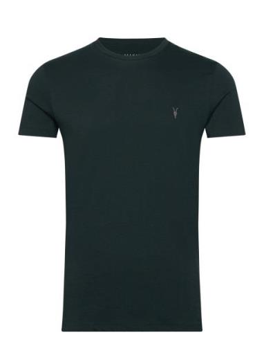 Tonic Ss Crew Tops T-shirts Short-sleeved Khaki Green AllSaints
