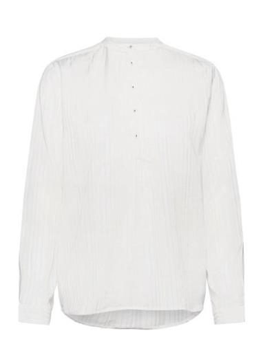 Lux Shirt Tops Blouses Long-sleeved White Lollys Laundry