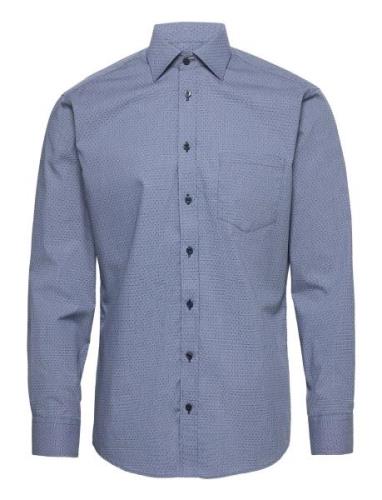 Woven Dots Tops Shirts Business Blue Bosweel Shirts Est. 1937