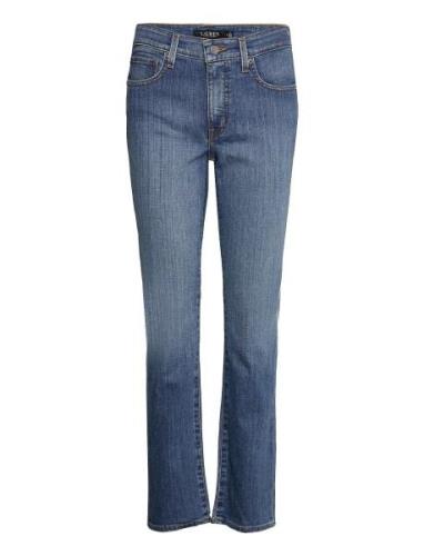 Lauren Ralph Lauren Mid-Rise Straight Jean Blå