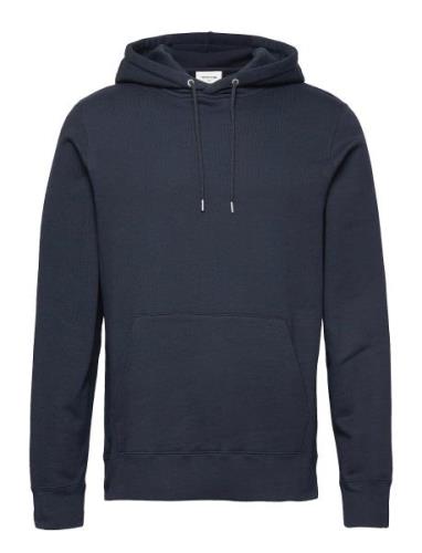 Wood Wood Eddie Classic Hoodie Marinblå