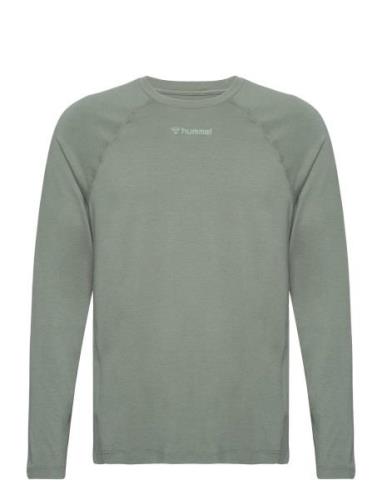 Hmlmt Laze T-Shirt L/S Sport T-shirts Long-sleeved Green Hummel