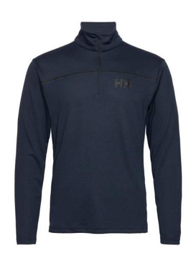 Hp 1/2 Zip Pullover Sport T-shirts Long-sleeved Blue Helly Hansen