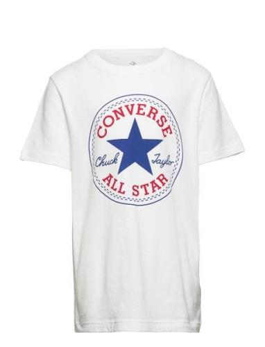 Cnvb Chuck Patch Tee Sport T-shirts Short-sleeved White Converse