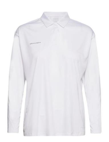 Corinne Long Sleeve Poloshirt Sport T-shirts & Tops Polos White Röhnis...