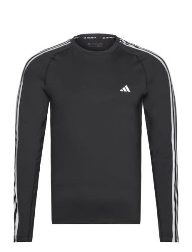 Tf 3S Ls Tee Sport T-shirts Long-sleeved Black Adidas Performance