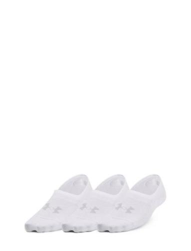 Ua Breathe Lite Ultra Low 3P Sport Socks Footies-ankle Socks White Und...